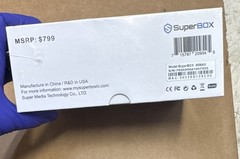 SuperBox S6MAX Android 12 6K Wi-Fi 6 TV Box 4GB+64GB Ethernet H.265 Blue