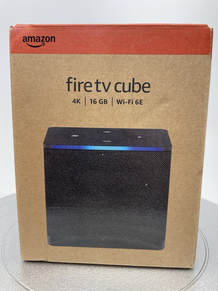 Amazon Fire TV Cube With Alexa, 3rd Gen, Black, New In Box, Sealed
