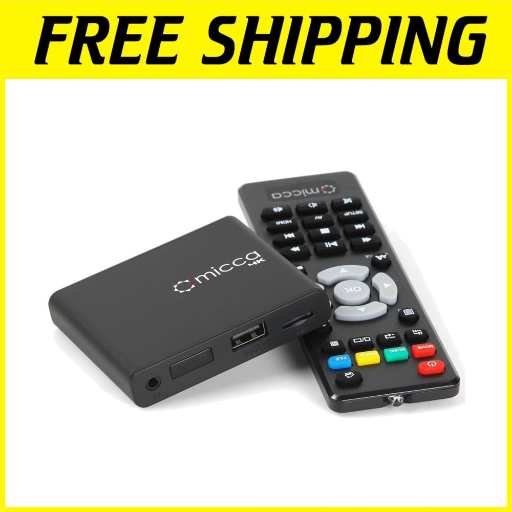 Digital Signage Player – 4K HDMI, MP4 MKV MP3 JPG, Auto Play#