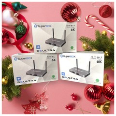 2025 Model Superbox S6 Ultra, UltraHD Lightning Fast Wi-Fi TV Box ** FREE GIFT