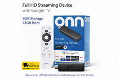 onn Full HD Streaming Device, Google TV – Fast Streaming, 8GB Storage, 1.5GB RAM