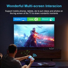 Android 12 HK1 TV box 4GB+64GB H618 Quad Core CPU Dual WiFi 4K/3D BT5 Smart box