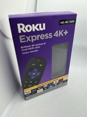 Roku Express 4K+ Streaming Media Player 4K HDR with Voice Remote 3941R NEW