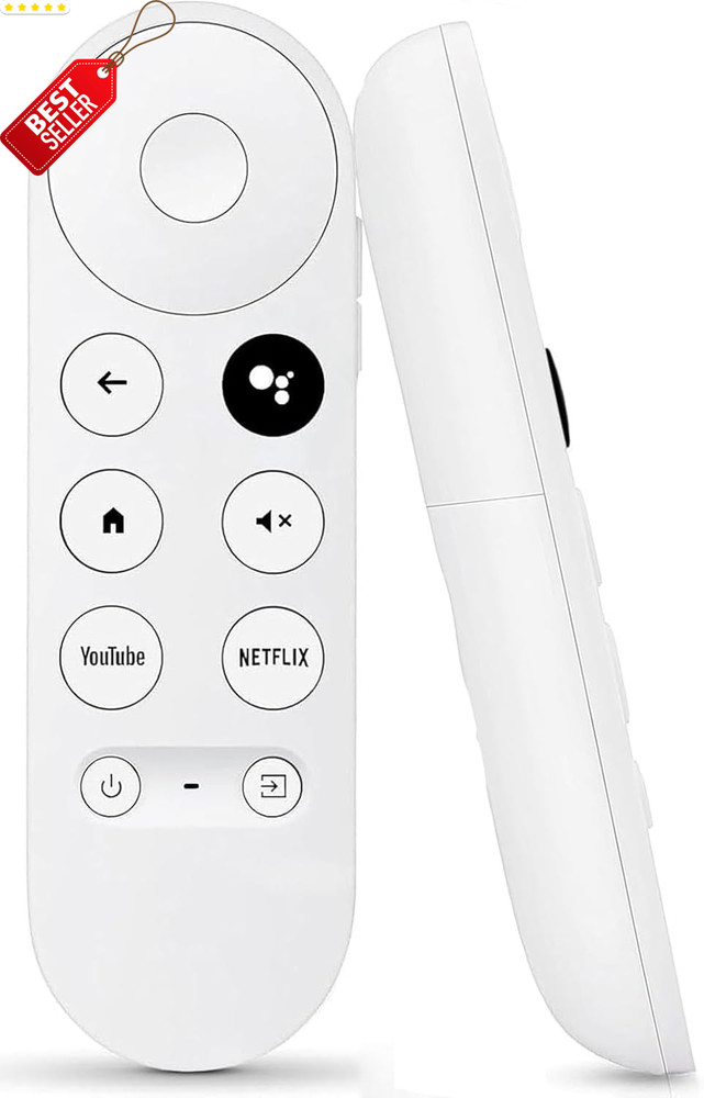 Replacement Voice Remote Chromecast Google TV 4K HD Snow G9N9N GA01919-US – US