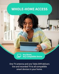 Tablo 4th Gen 2-Tuner OTA DVR – Record & Stream Live TV with No Subscription