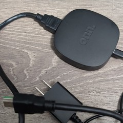 onn. ONN 4K Android Streaming Device HDMI Media Streamer, Black (Used)