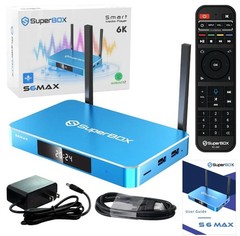 SUPERBOX S6 MAX | 6K UHD | 64Gb Strg | 4GB RAM | Dual Band WiFi | Parental Ctrl
