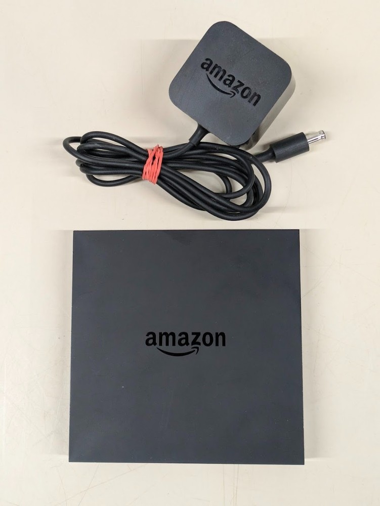 Amazon Fire TV Media Streaming Box Model CL1130 Black + Power Adapter