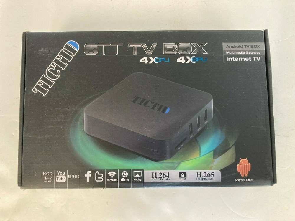 Android OTT TV Box 4X CPU 4X GPU Android player – NEW