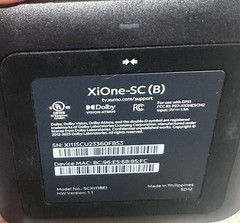 Xumo SCXI11BEI XiOne-SC(B) Stream Box 4K Ultra HD Streaming W/ POWER SUPPLY