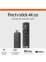 AMAZON FIRE TV Stick 4K MAX 16GB – Wi-Fi 6E – Streaming Device – Newest Model