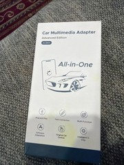4-in-1 Wireless CarPlay Adapter for Streaming Netflix/YouTube/TikTok/TF Card