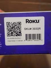 2021 ROKU MEDIA STREAMER PLAYER WI-FI HD #3930R HDMI WORKS W/HEY GOOGLE NEW