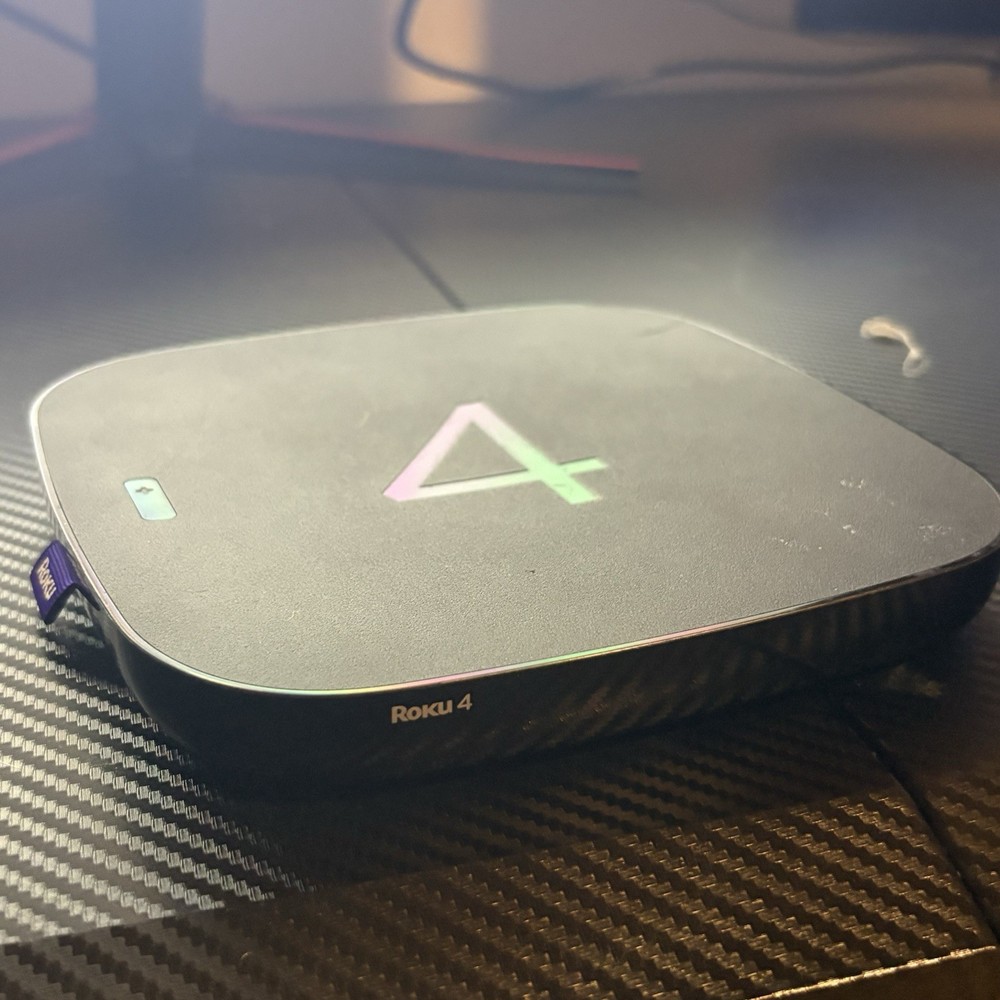 (H) Roku 4 (4th Generation) Media Streamer 4400X – NO REMOTE/POWER ADAPTER