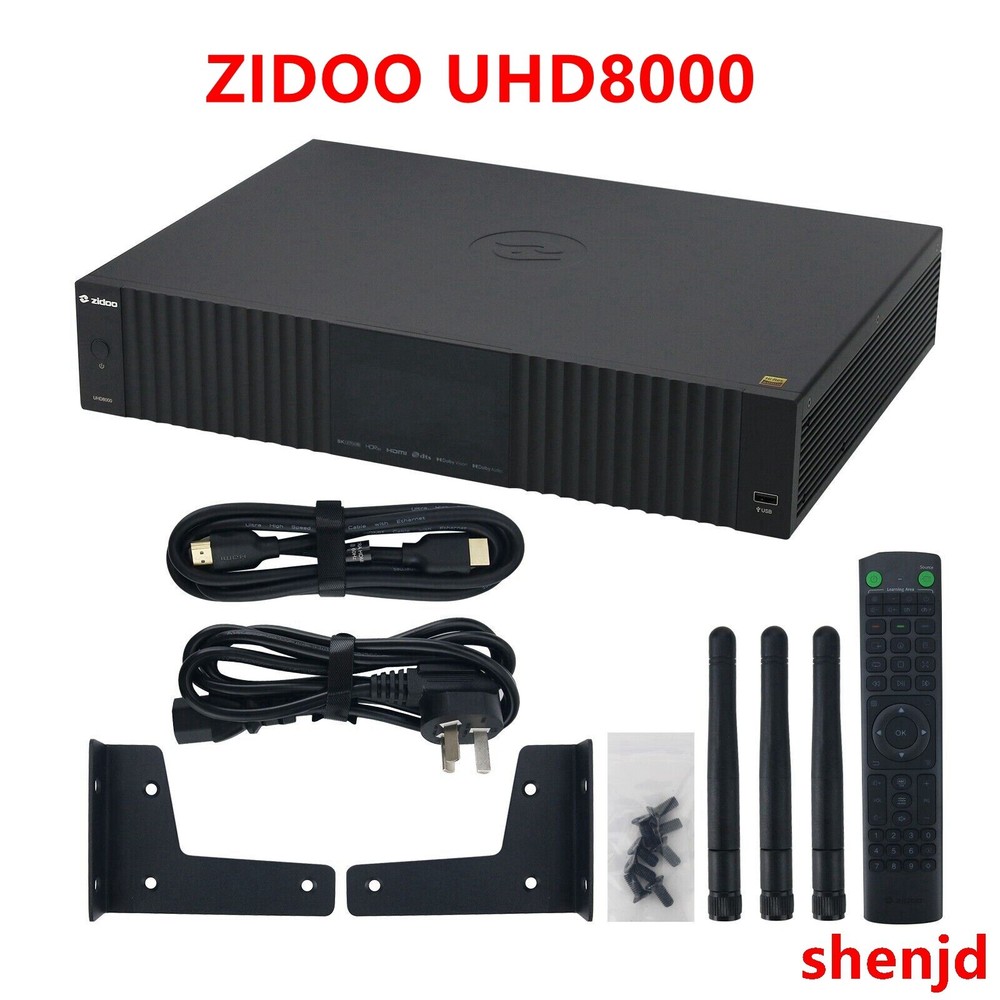 ZIDOO UHD8000 Hi-end DAC Audio Decoder Media Player HiFi Streaming Bluetooth 5.2