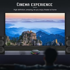 Smart Home Media Player 2.4G 5G Dual Band WiFi6 BT 5.0 4K Media Player TV B WENM