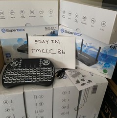 Latest SuperBOX S7 PRO + Backlit Keyboard – 6K UHD Android 12, 7 day Time Shift
