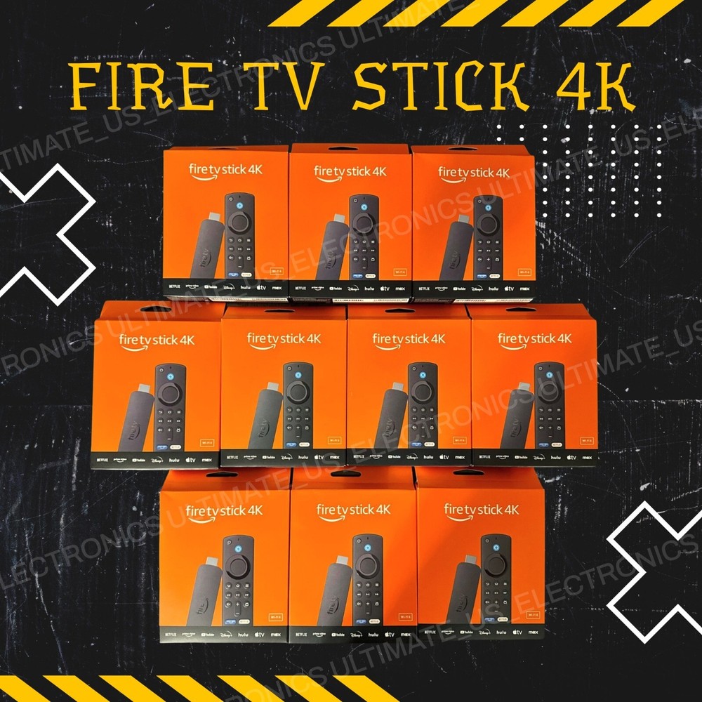 10 LOT – Amazon Fire Stick 4K UHD Wi-Fi 6 2023 Latest Version – Brand New Sealed