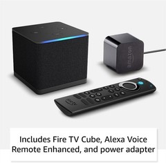 Amazon Fire TV Cube (newest model) with AI-powered Fire TV Search, Hands-free st