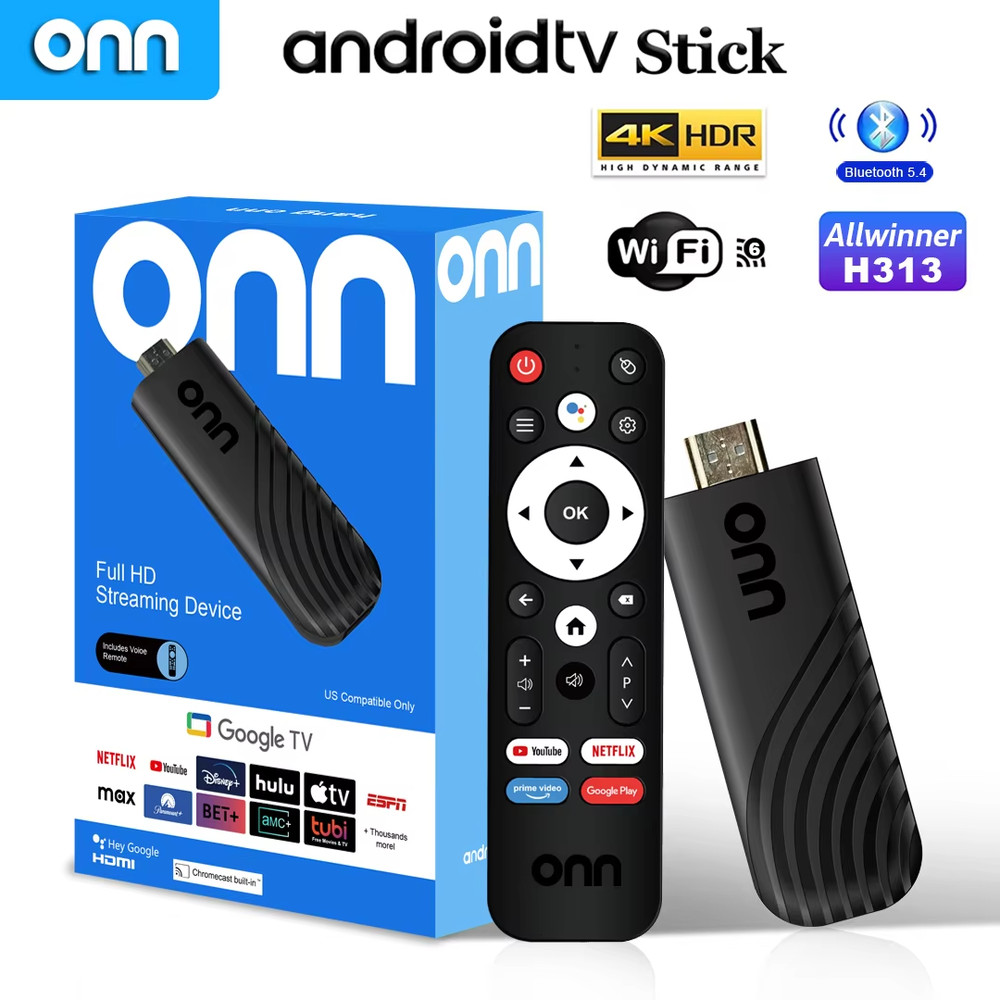 Android 13 TV Stick 8GB RAM 128GB ROM 4K WiFi 6 BT5 Voice Control HDMI