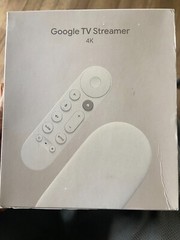 Google TV Streamer (4K) – 2024 Model (GA05662-US) – Porcelain Loaded