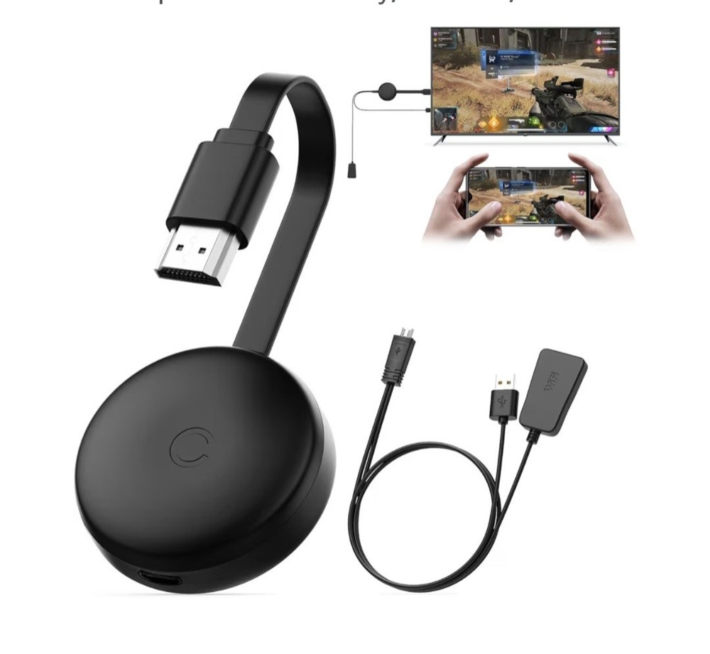 Adaptador inalámbrico HDMI, 1080P,iOS/Android/Windows/Mac a HDTV/Monitor
