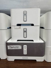 LOT OF (9) Sonos Products (PARTS REPAIR ONLY NO RETURNS READ DESCRIPTION) AS IS