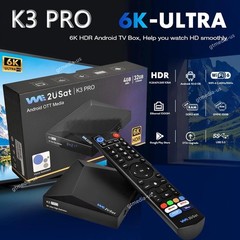 SUPER BOX S6 MAX WE2USAT K3 PRO 6K UHD TV Box Dual WiFi Bluetooth Fast Streaming