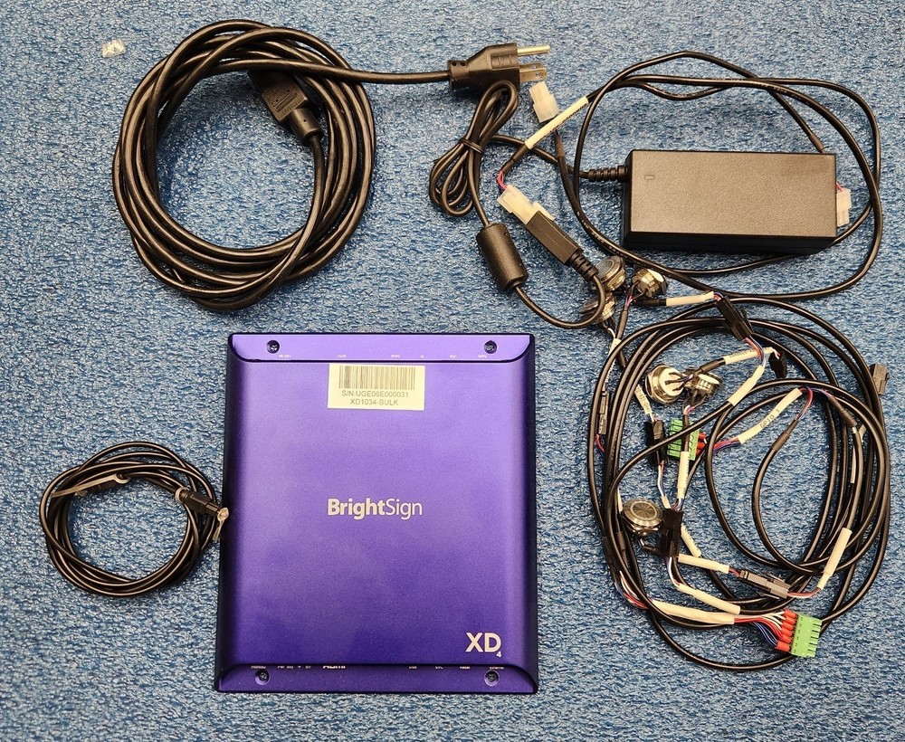 BrightSign XD1034 Digital Signage Media Player HDMI USB Ethernet XD4 Series