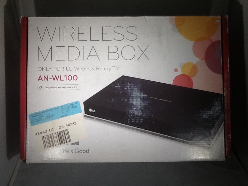 NEW LG WIRELESS MEDIA BOX AN-WL100 – FOR LG WIRELESS LCD, LED, PLASMA READY TV’S