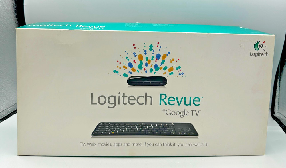 UNTESTED PARTS REPAIR Logitech Revue D-R0001 Black Wireless Digital HD Google TV