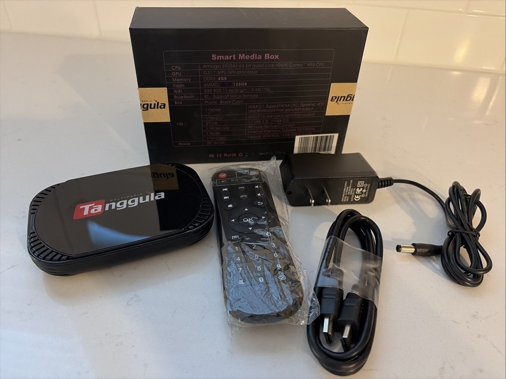 Tanggula X5 2023 Android 11 TV Box, 4GB RAM W/ Remote READ DESCRIPTION First
