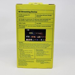 ONN Google TV 4K HD Streaming Box Voice Control Google Assistant (110125667)™