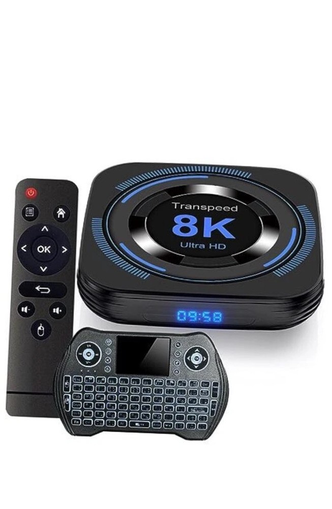 Android TV Box 12.0 4GB 64GB TV Box Android 2024 Support 8K Dual-WiFi 8K 64GB