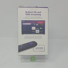 New 4K Roku Streamer Plus 3830R Portable Streaming Media Player 3830R