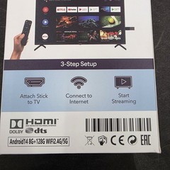 Smart TV Stick 4K UHD Chromecast Built in Android TV Google Assistant Remote