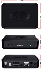 NEW Infomir Mag254 w/ USB Wi-Fi Adapter – OPEN BOX