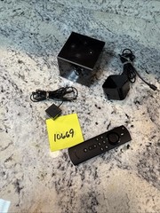 Amazon 4K Fire TV Cube with Alexa 1st Generation (Model EX69VW) Includes Remote