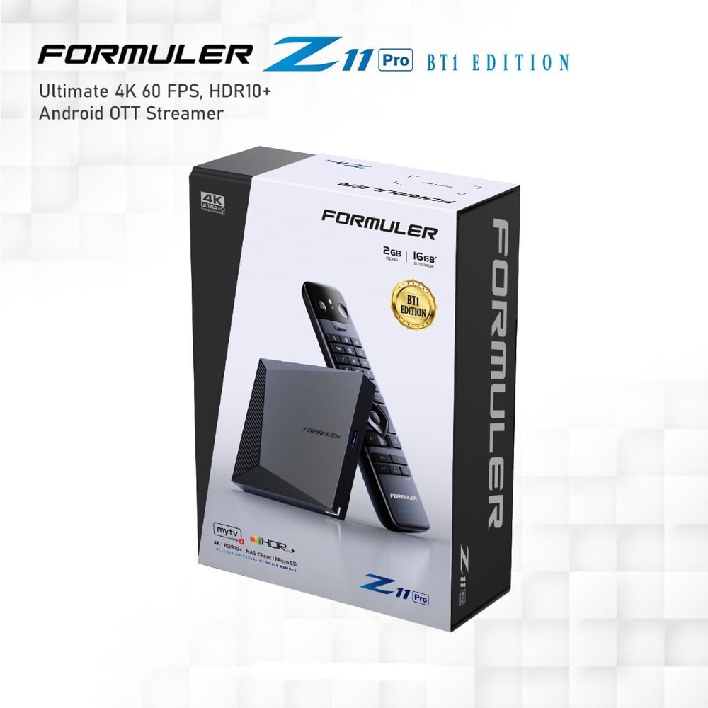 Formuler Z11 Pro Android 11 Dual Band 5G Gigabit LAN 2GB Ram 16GB ROM BT Remote