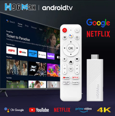 Smart TV Stick Android 14.0 4K HD Stream Player WiFi Bluetooth Voice 2Gb 16Gb