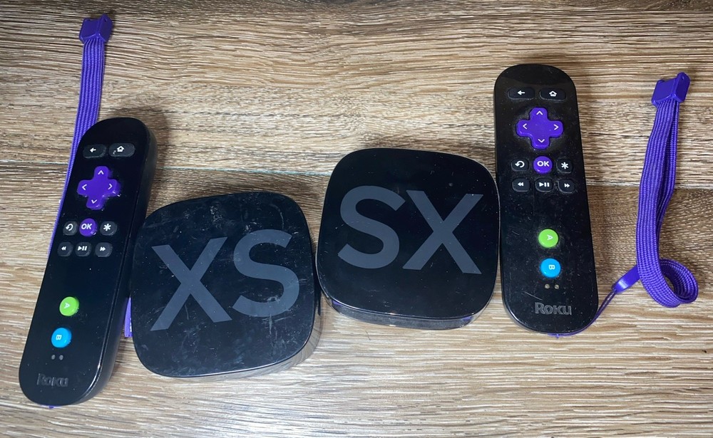 Lot Of 2 Roku 2 XS (3100X) & Roku Remote (RC41)