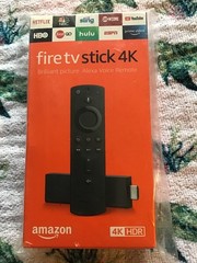AMAZON Fire TV Stick 4K HDR Stream Device Alexa Voice Remote SEALED NEW! 2nd GEN