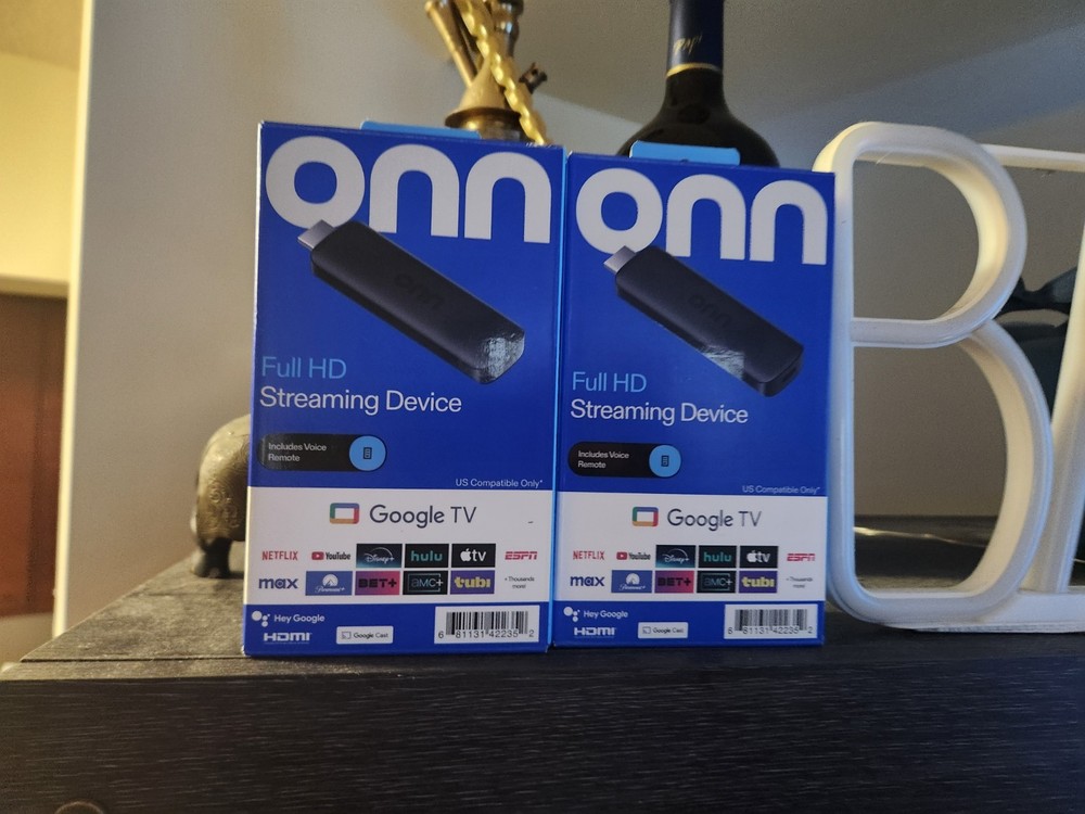 Onn Full HD Streaming Device Google TV with 8GB Storage and 1.5GB RAM