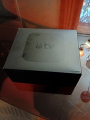 Apple TV Model 32GB A1625 w/ Box w/ Black Remote and Power Cord, Tested, Updated