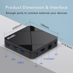 Android 14.0 Tv 2025 Leffot Rk3518 4K Ultra Hd Streaming Device For Tv 2Gb Ram