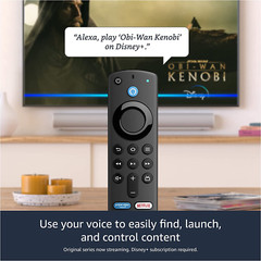 Fire TV Stick 4K Max Streaming Device, Wi-Fi 6, Alexa Voice Remote (Includes TV