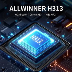 2025 New Q7 Smart TV Box Android14 Allwinner H313 8G + 128GB ROM Dual-Band Wif