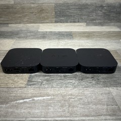 Apple TV 2nd Generation Black 8GB Lot of 3 A1378