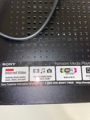 Sony SMP-N100 Network Media Player Wi-Fi Used No Remote