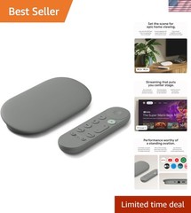 TV Streamer 4K – Fast Streaming Entertainment on Your TV with Voice Search Re…